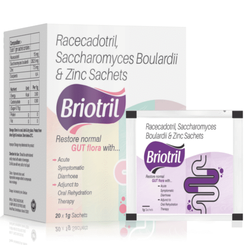Racecadotril Saccharomyces Boulardii & Zinc Sachets - BRIOTRIL Sachets