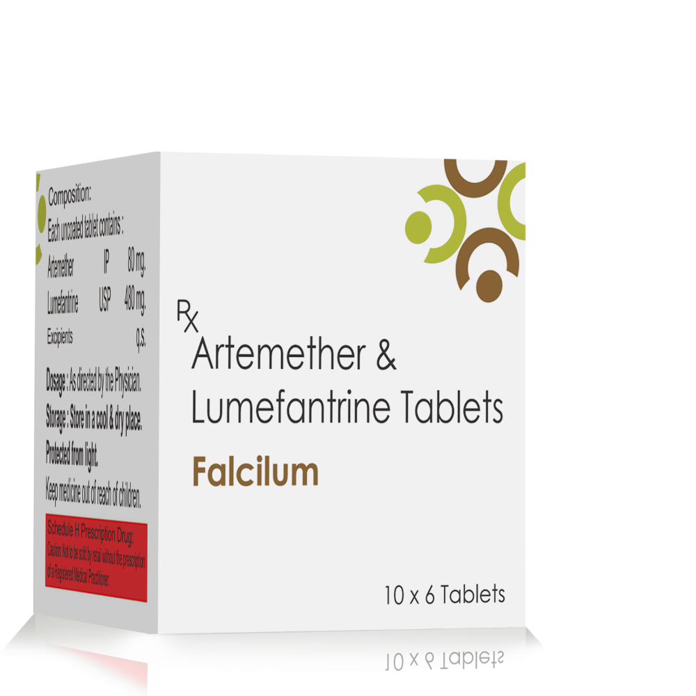 Artemether 80 MG & Lumefantrine 480 MG Tablets – Falcilum Tablets, Compositions of Artemether 80 MG & Lumefantrine 480 MG Tablets – Falcilum Tablets are Artemether 80 mg + Lumefantrine 480 mg, Artemether 80 MG & Lumefantrine 480 MG Tablets – Falcilum Tablets offered by CistaMedicorp