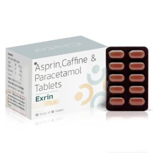 ASPIRIN-300 mg + CAFFEINE-30 mg + PARACETAMOL 150 mg – Exrin-Plus — ASPIRIN-300 mg + CAFFEINE-30 mg + PARACETAMOL 150 mg — Tablets