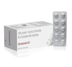 Alfuzosin 10mg + Dutasteride 0.5 mg – Urozosin D — Alfuzosin 10 mg + Dutasteride 0.5 mg — Tablets