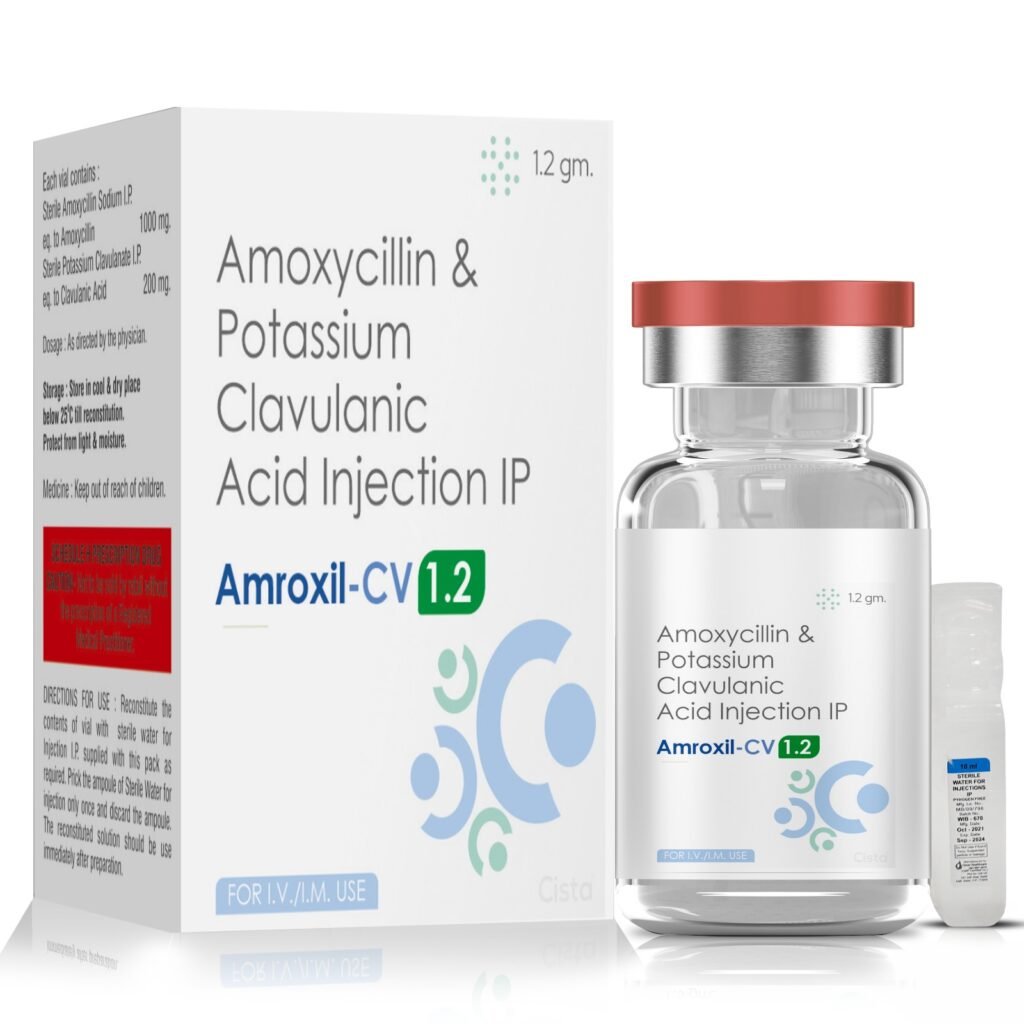 Amoxycillin 1000mg + Clav ulanic Acid 200mg - Amroxil CV 1.2