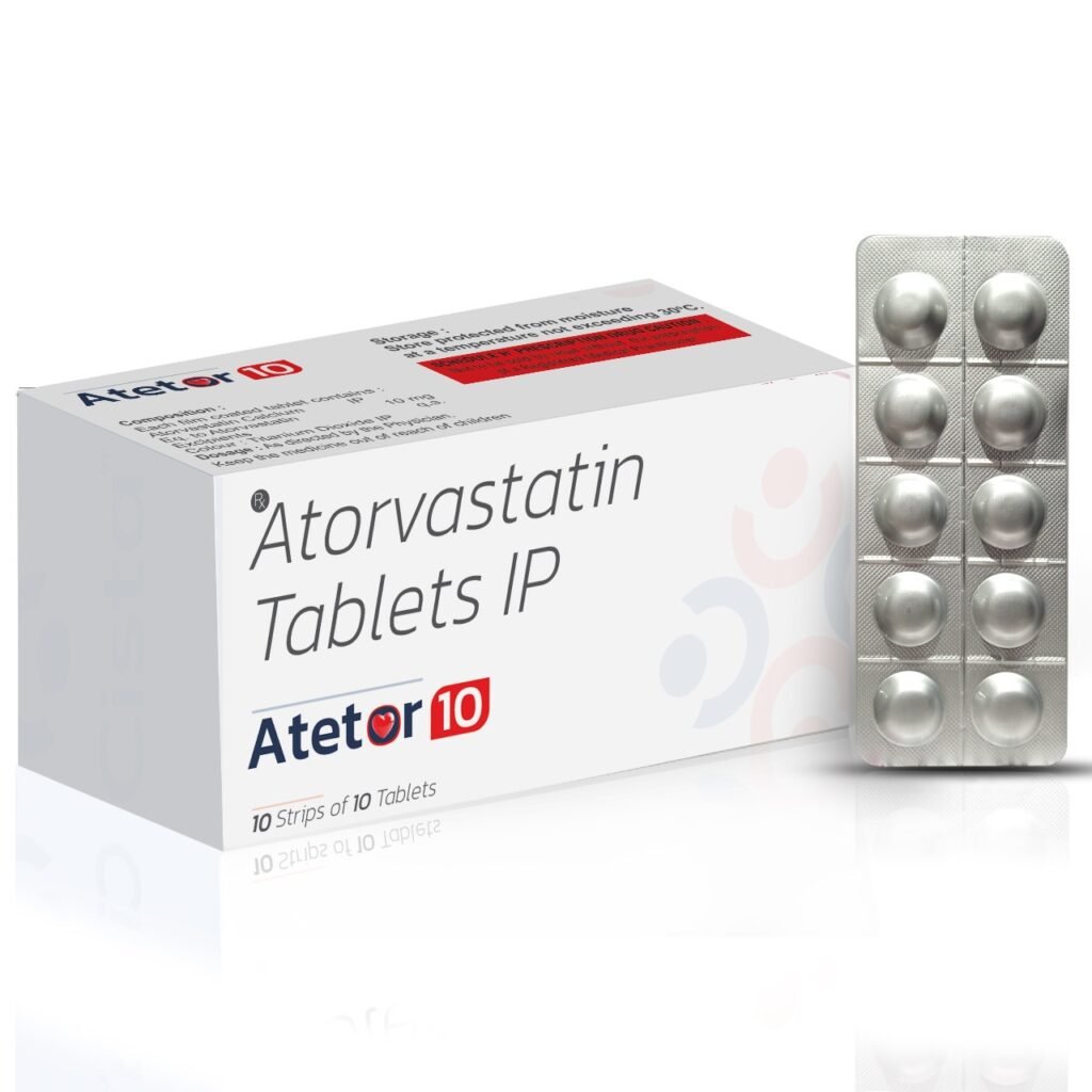 Atorvastatin 10 mg - Atetor-10