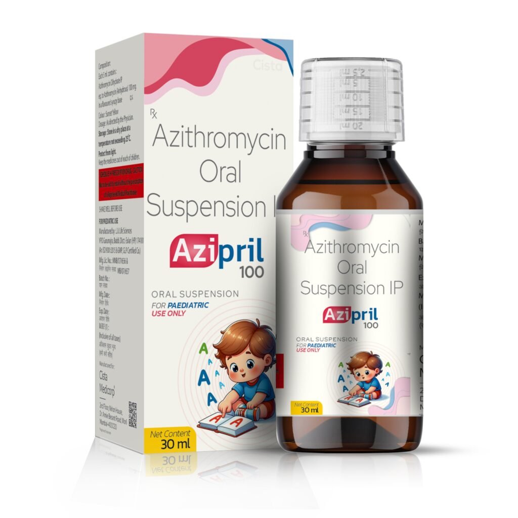 Azithromycin 100 mg per 5 ml - Azipril 100