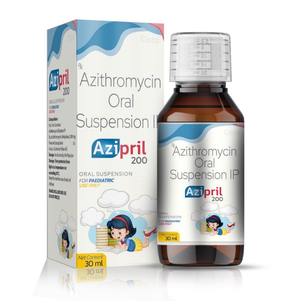 Azithromycin 200 mg per 5 ml - Azipril 200