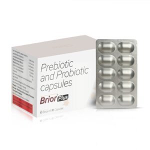 Lactobacillus acidophilus 1 billion Lactobacillus rhamnosus 1 billion Bifidobacterium longum 1 billion Saccharomyces boulardii 0.5 billion Bacillus clousii 2 billion Clostridium butyricum 0.5 billion fructooligosaccharides 100 mg – Brior Plus — Lactobacillus acidophilus 1 billion Lactobacillus rhamnosus 1 billion Bifidobacterium longum 1 billion Saccharomyces boulardii 0.5 billion Bacillus clousii 2 billion Clostridium butyricum 0.5 billion fructooligosaccharides 100 mg — Capsules