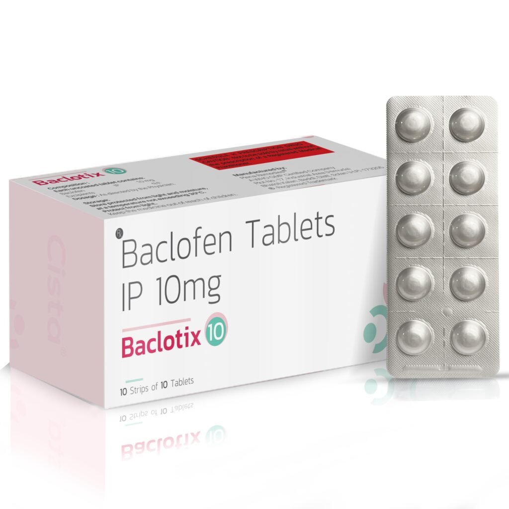 Baclofen 10mg - Baclotix 10