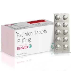 Baclofen 10mg – Baclotix 10 — Baclofen 10mg — Tablets