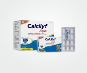 Aquamin TG 912.5 mg eq, to elemental calcium (existing as Calcite 178 mg, Aragonite 63 mg. Vaterite 33 mg) 300 mg 30 72 Trace minerals (Including Potassium, Phosphorus, Copper, Boron, Manganese, Sodium, Chloride, Selenium, Sulphur, etc.) 32.5 mg eq to elemental Magnesium 20 mg 4.54 Vitashine D3 Viteshine 400 IU 66.67 (Vitamin D3 as Vegan Cholecalciferol) Lichen sourced Natural Occuring Vitamin D3) – Calcilyf Aqua — Aquamin TG 912.5 mg eq, to elemental calcium (existing as Calcite 178 mg, Aragonite 63 mg. Vaterite 33 mg) 300 mg 30 72 Trace minerals (Including Potassium, Phosphorus, Copper, Boron, Manganese, Sodium, Chloride, Selenium, Sulphur, etc.) 32.5 mg equivalent to elemental Magnesium 20 mg 4.54 Vitashine D3 Viteshine 400 IU 66.67 (Vitamin D3 as Vegan Cholecalciferol) Lichen sourced Natural Occuring Vitamin D3) — Tablets
