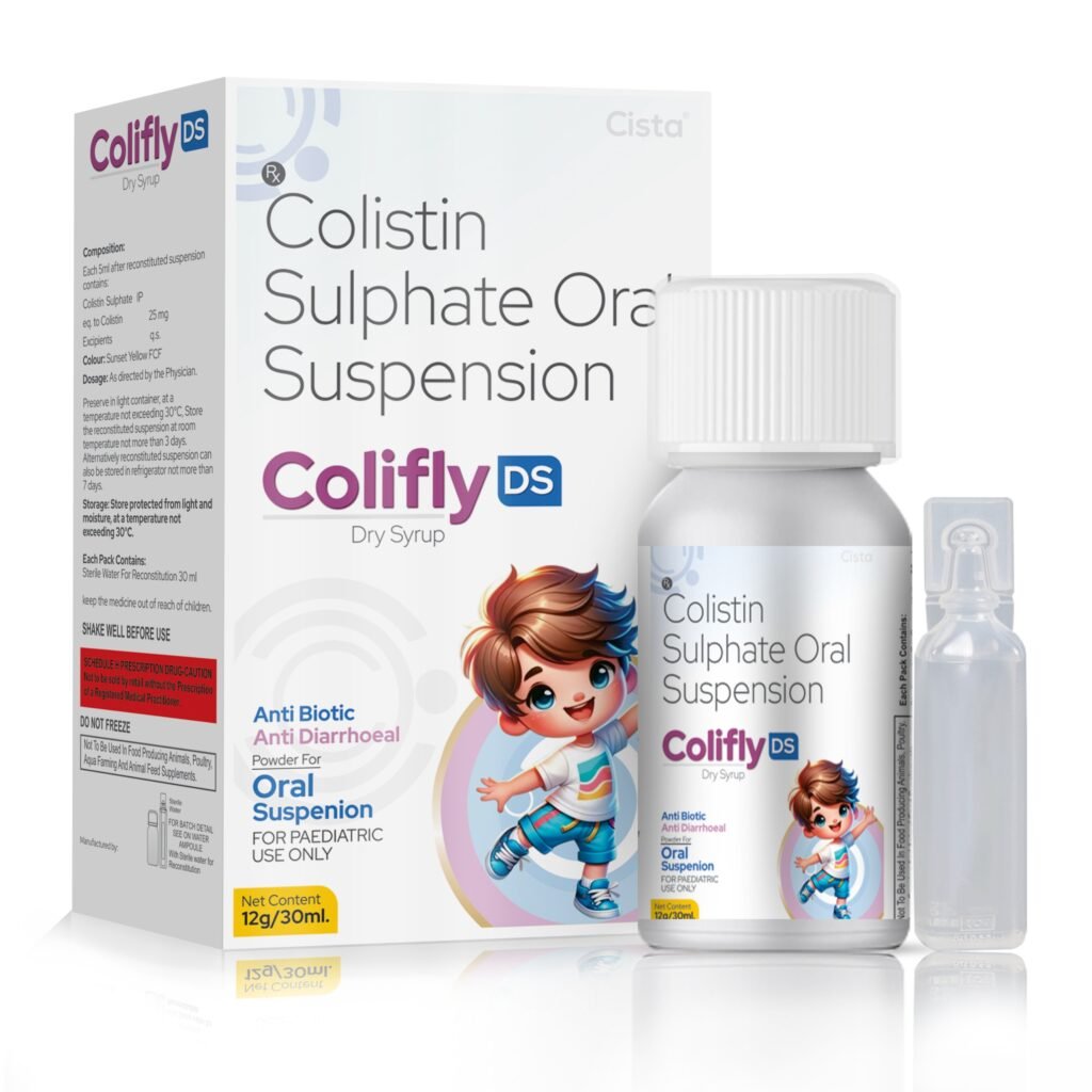 COLISTIN SULPHATE 25MG /5ML - Colifly - DS