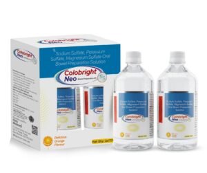 Each Bowel Preparation Kit Contains: Two bottles of each with 177 ml of oral solution. Each bottle with 177 ml of Bowel Preparation Solution contains: Sodium Sulfate Anhydrous USP 17.5 g Potassium Sulfate BP 3.13 g Magnesium Sulfate Anhydrous USP 1.6 g – Colobright Neo — Each Bowel Preparation Kit Contains: Two bottles of each with 177 ml of oral solution. Each bottle with 177 ml of Bowel Preparation Solution contains: Sodium Sulfate Anhydrous USP 17.5 g Potassium Sulfate BP 3.13 g Magnesium Sulfate Anhydrous USP 1.6 g — Bowel preparation kit