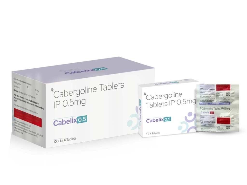 Cabergoline 0.5 mg -Cabelix - 0.5