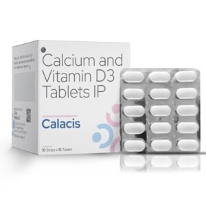 Calcium carbonate 1250 mg, Elemental calcium 500 mg, Vitamin D3 250 IU. – Calacis — Calcium carbonate 1250 mg, Elemental calcium 500 mg, Vitamin D3 250 IU. — Tablets