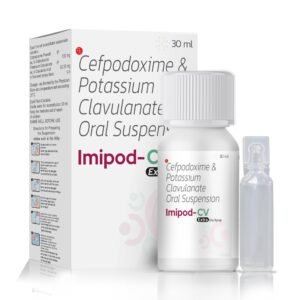 Cefpodoxime 100 mg + Clavulanic Acid 62.50mg with Water – Imipod CV Extra — Cefpodoxime 100 mg + Clavulanic Acid 62.50mg with Water — Dry syrup