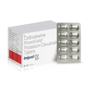 Cefpodoxime 200mg + Clavulanic Acid 125mg – Imipod Cv 325 — Cefpodoxime 200mg + Clavulanic Acid 125mg — Tablets