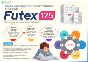 Cefuroxime Axetil 125mg each 5 ml with water – Futex 125 — Cefuroxime Axetil 125mg each 5 ml with water — Suspension