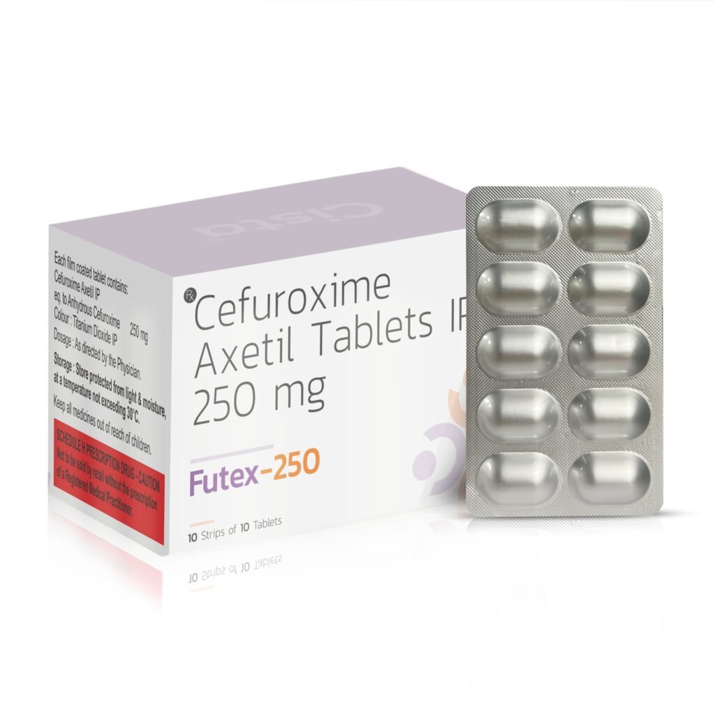Cefuroxime Axetil 250mg - Futex 250