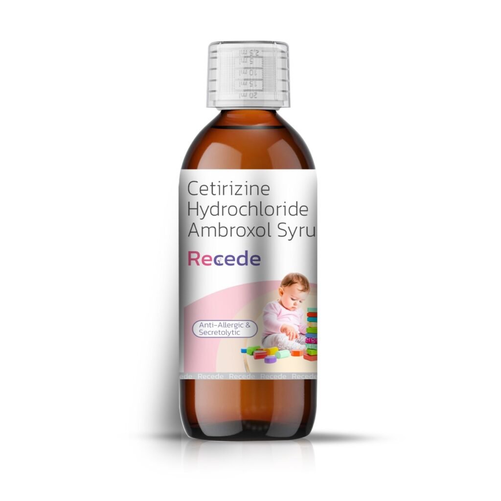 Cetirizine Hydrochloride 2.5 mg + Ambroxol Syrup 15 mg - Recede