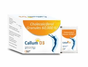 Cholecalciferol 60,000 IU Sachet(Bubble gum flavor) sugar free – Callum-D3 — Cholecalciferol 60, 000 IU Sachet(Bubble gum flavor) sugar free — Sachet