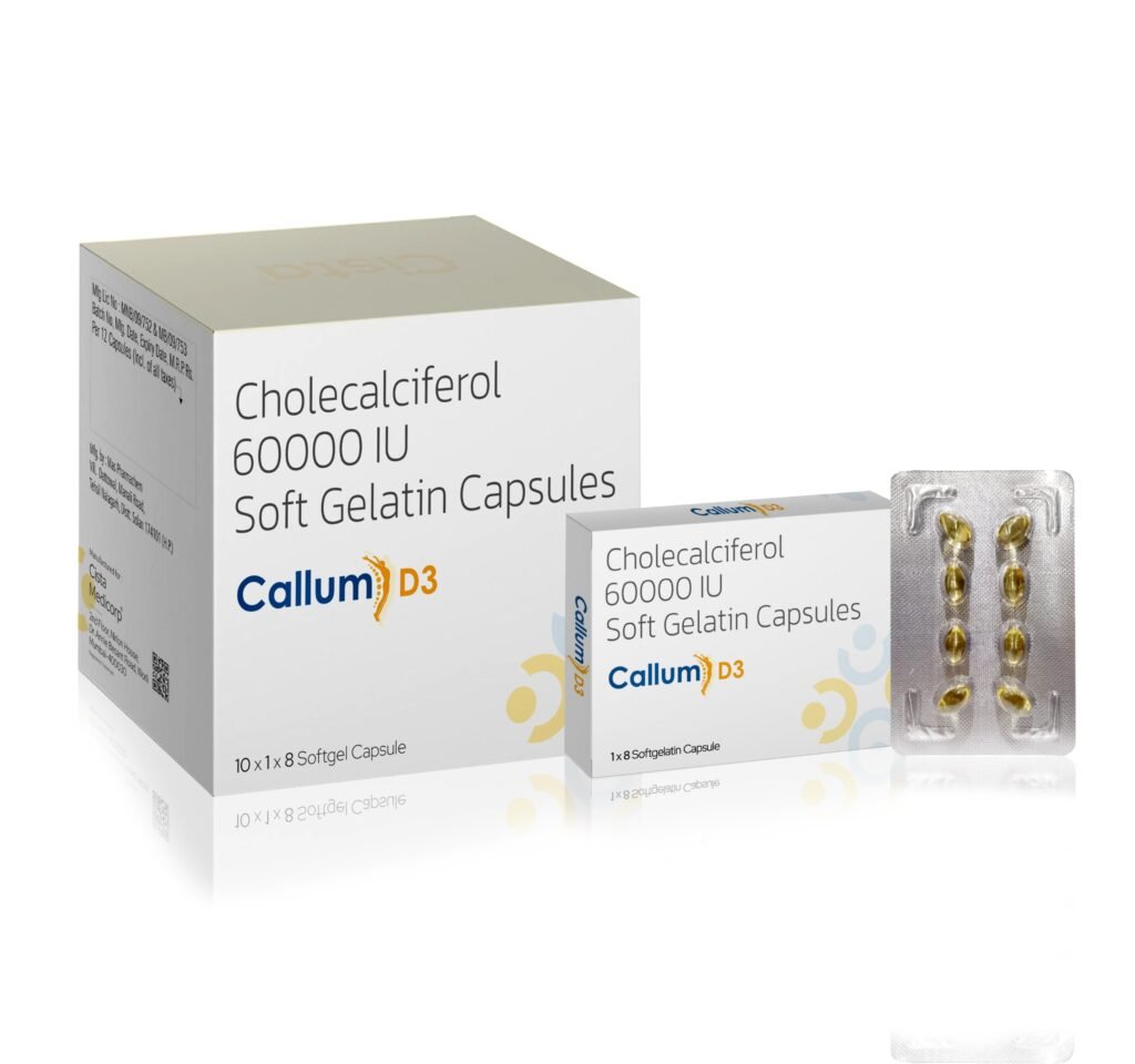 Cholecalciferol (Vitamin D3) 60000 IU - Callum D3