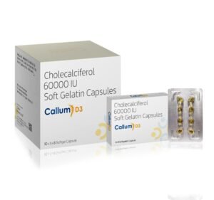 Cholecalciferol (Vitamin D3) 60000 IU – Callum D3 — Cholecalciferol (Vitamin D3) 60000 IU — Soft gelatin capsules