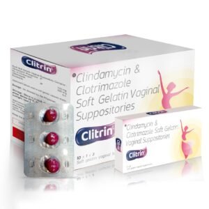 Clindamycin phosphate 100 mg + Clotrimazole 200 mg Vaginal Capsules – Clitrin — Clindamycin phosphate 100 mg + Clotrimazole 200 mg Vaginal Capsules — Soft gelatin capsules