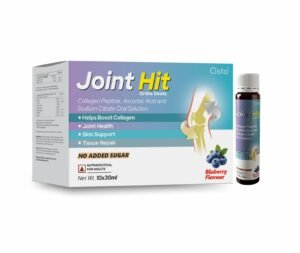 Collagen Peptide (procol) 5000mg + Ascorbic Acid 10mg + Sodium citrate 5mg (Blueberry Flavour) – Joint-Hit Shots — Collagen Peptide (procol) 5000mg + Ascorbic Acid 10mg + Sodium citrate 5mg (Blueberry Flavour) — Shots
