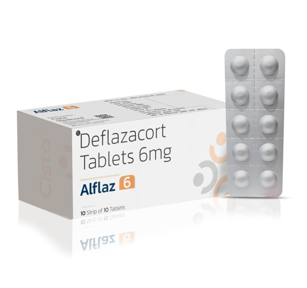 Deflazacort 6mg - Alflaz-6
