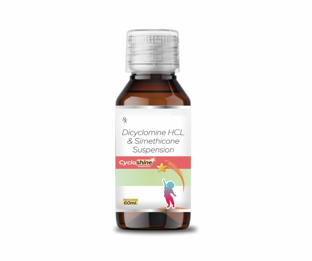 Dicyclomine hcl & Simethicone - Cycloshine — Dicyclomine hcl & Simethicone — Suspension