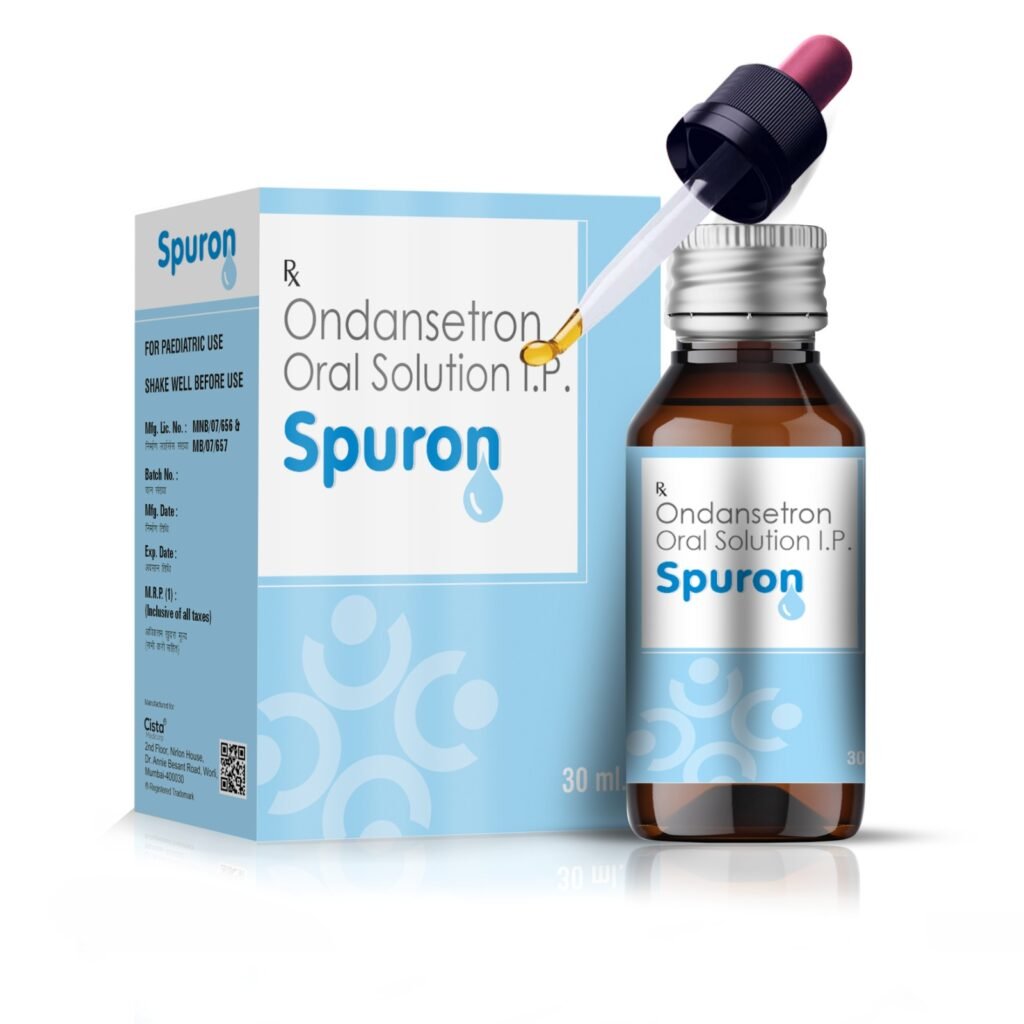 Each 5ml contain:- Ondansetron Hydrochloride 2 mg oral solution - Spuron
