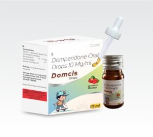 Each ml (approx 20 drops) contains : Domperidone 10 mg – Domcis — Each ml (approx 20 drops) contains : Domperidone 10 mg — Drops