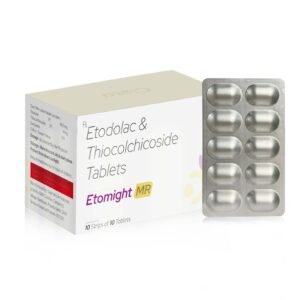 Etodolac 400 mg + Thiocolchicoside 4 mg – Etomight-MR — Etodolac 400 mg + Thiocolchicoside 4 mg — Tablets