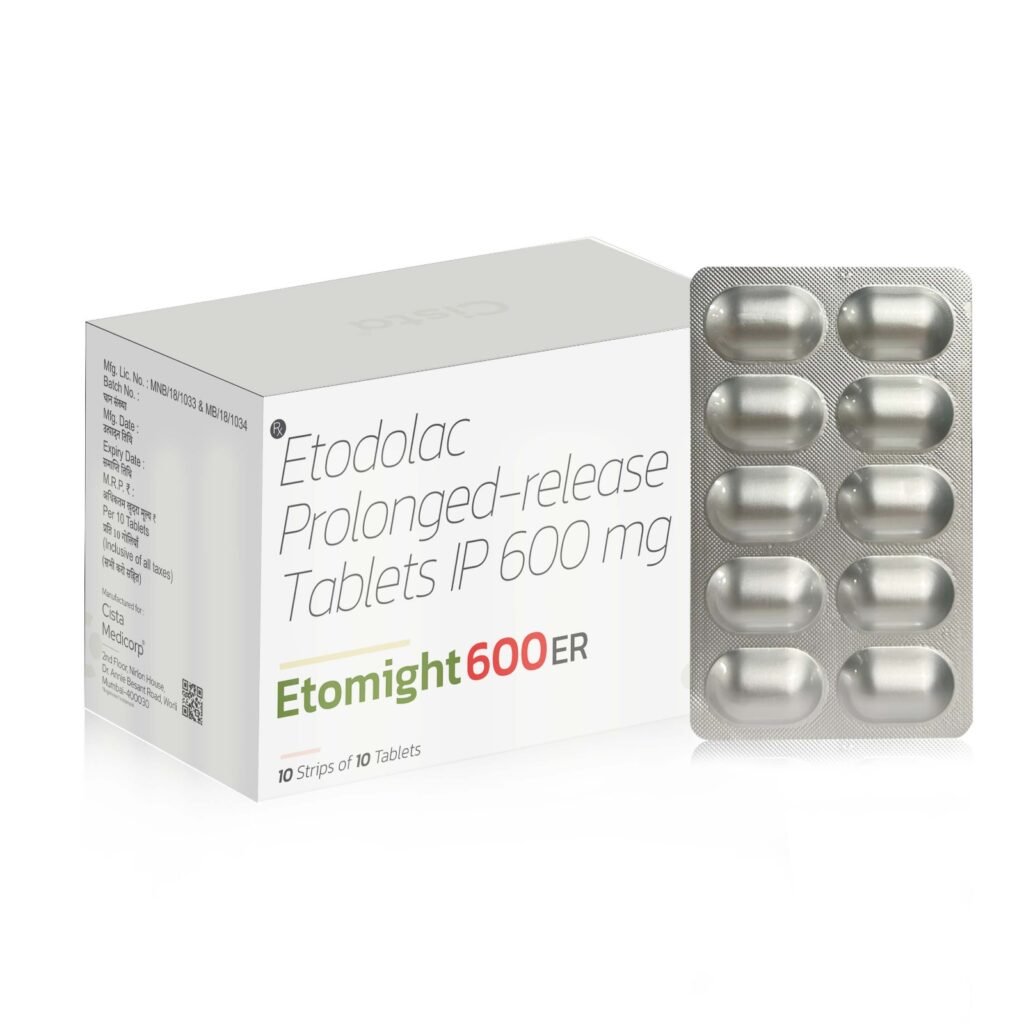 Etodolac 600 mg extended release - Etomight-600 ER