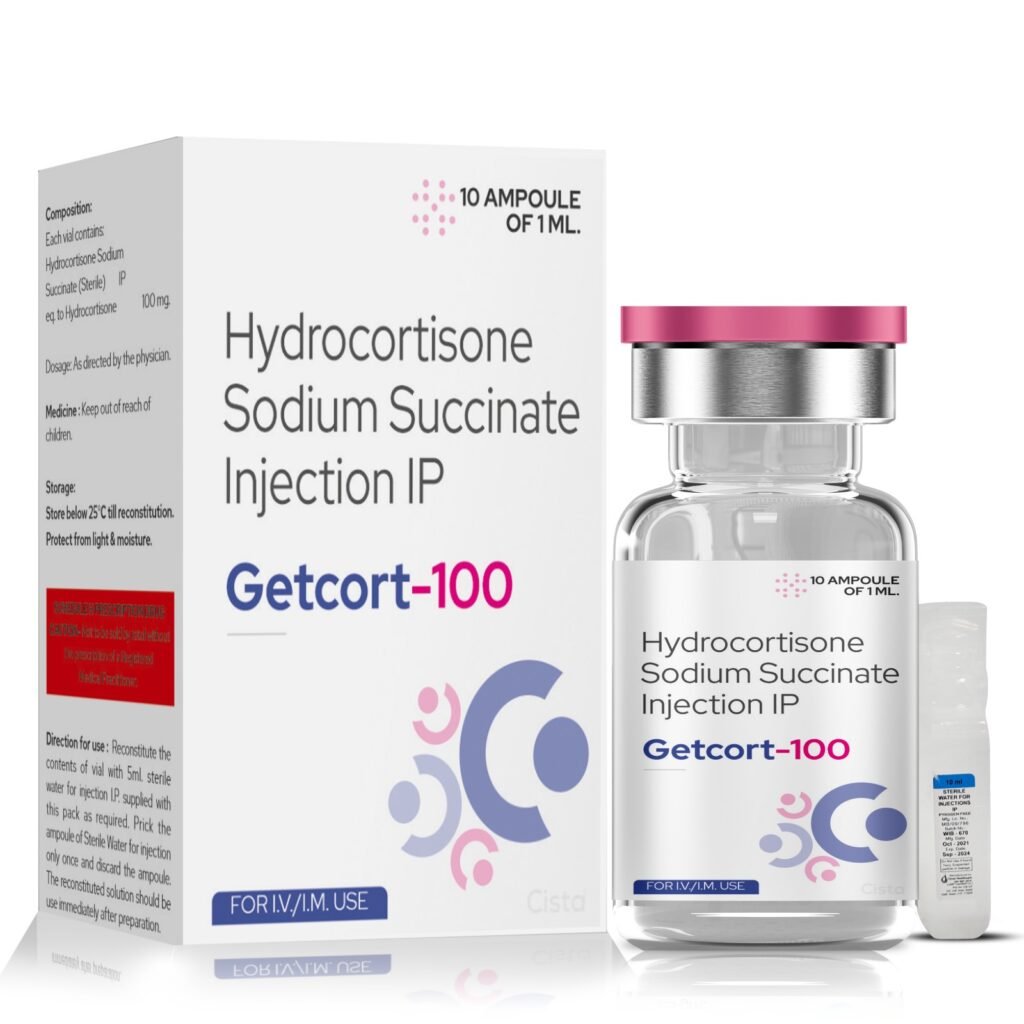 Hydrocortisone 100 mg - Getcort 100