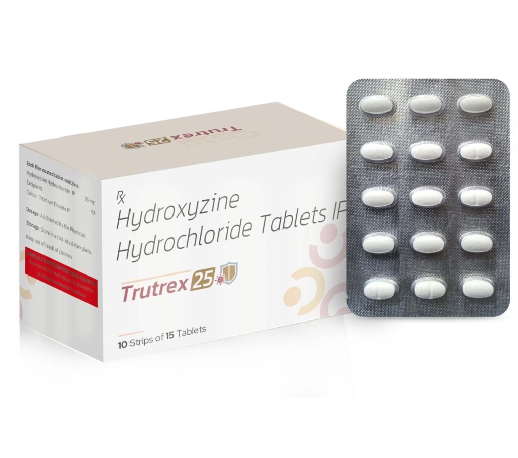 Hydroxyzine Hydrochloride 25 mg - Trutrex