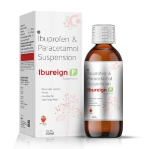 Ibuprofen 100 mg + Paracetamol 162.5 mg with strawberry – Ibureign-P — Ibuprofen 100 mg + Paracetamol 162.5 mg with strawberry — Suspension
