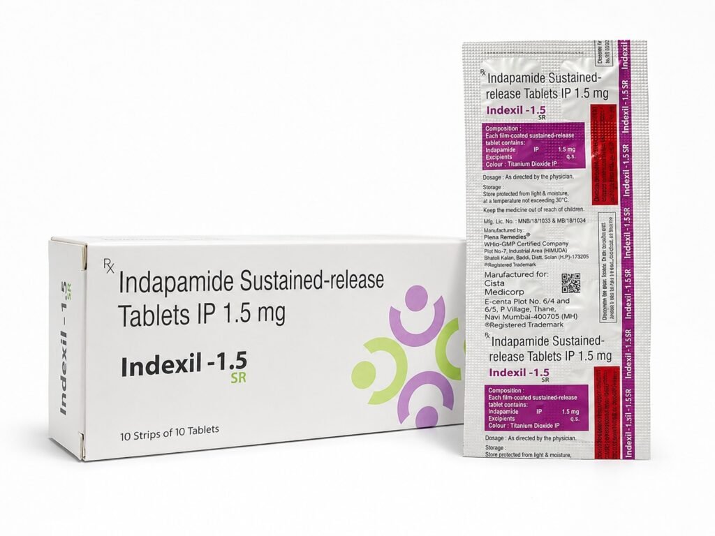 Indapamide 1.5 mg SR - Indexil-1.5 SR