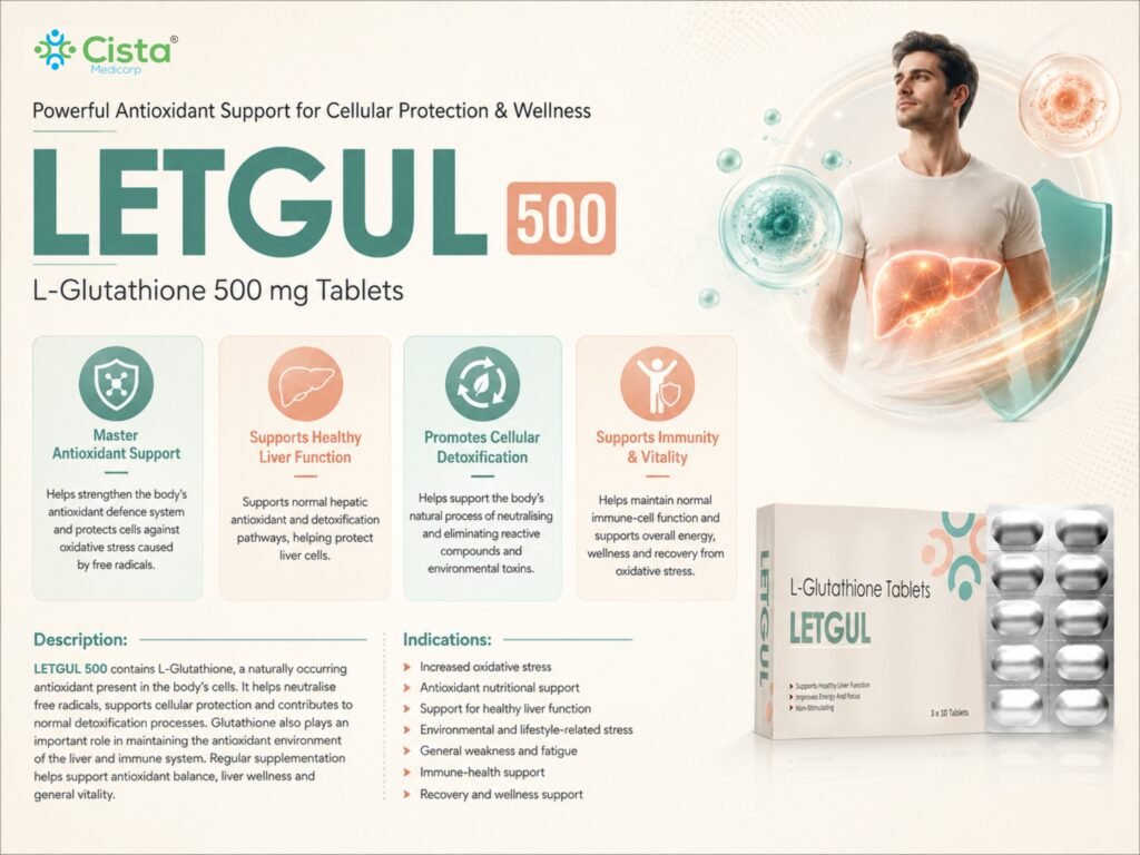L-Glutathione 500 mg - Letgul