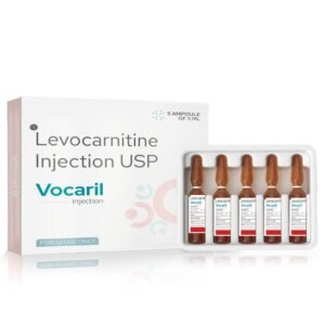 Levocarnitine 1gm – Vocaril — Levocarnitine 1 g — Liquid injection