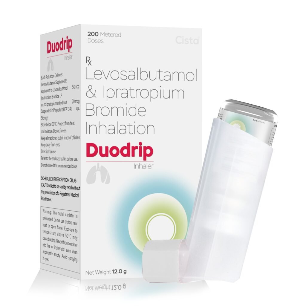 Levosulbutamol 50 mcg + Ipratropium 20 mcg - Duodrip
