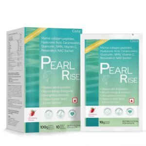 Marine collagen peptides, Hyaluronic Acid, Ceramosides, Quercetin, NMN, Vitamin C, Resveratrol, NAD Sachet – Pearl Rise — Marine collagen peptides, Hyaluronic Acid, Ceramosides, Quercetin, NMN, Vitamin C, Resveratrol, NAD Sachet — Sachet