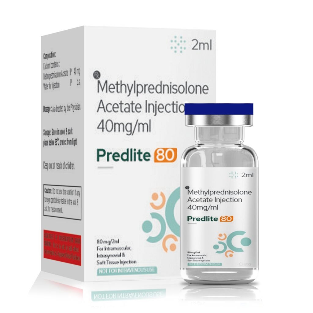 Methylprednisolone Acetate 80 mg - Predlite 80
