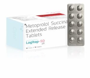 Metoprolol 50 mg Extended Release – Logitop-50 ER — Metoprolol 50 mg Extended Release — Tablets