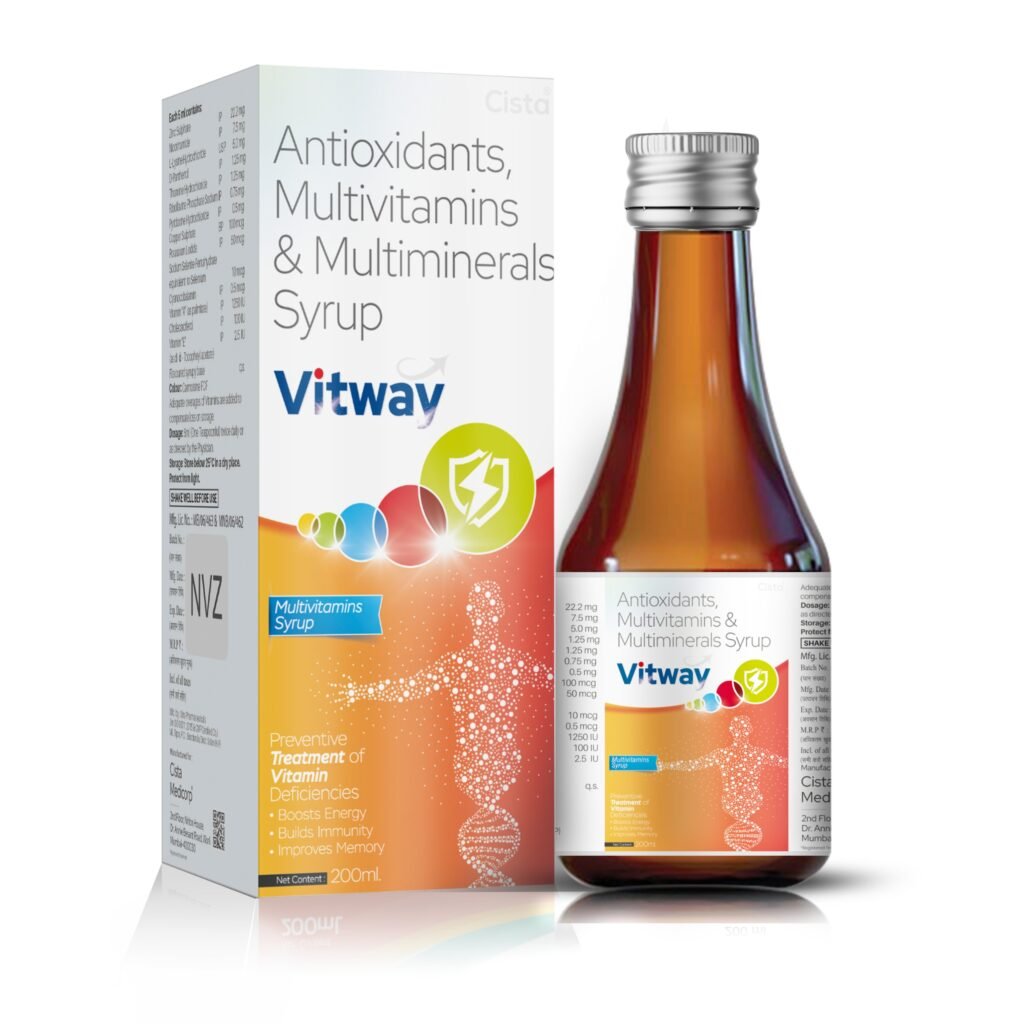 Multivitamin, Multimineral With Zinc Syrup - Vitway