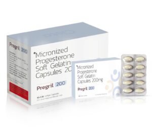 Natural Micronized Progesterone 200mg – Pregril 200 — Natural Micronized Progesterone 200 mg — Soft gelatin capsules