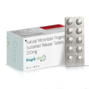 Natural Micronized Progesterone 200mg SR – Pregril 200 SR — Natural Micronized Progesterone 200 mg SR — Tablets