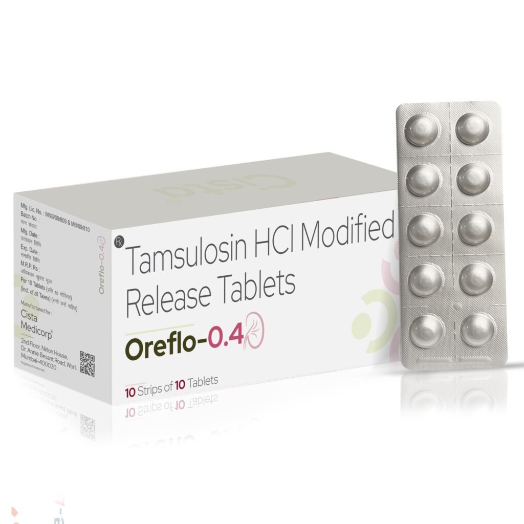 Tamsulosin HCI Modified Release 0.4 mg - Oreflo-0.4