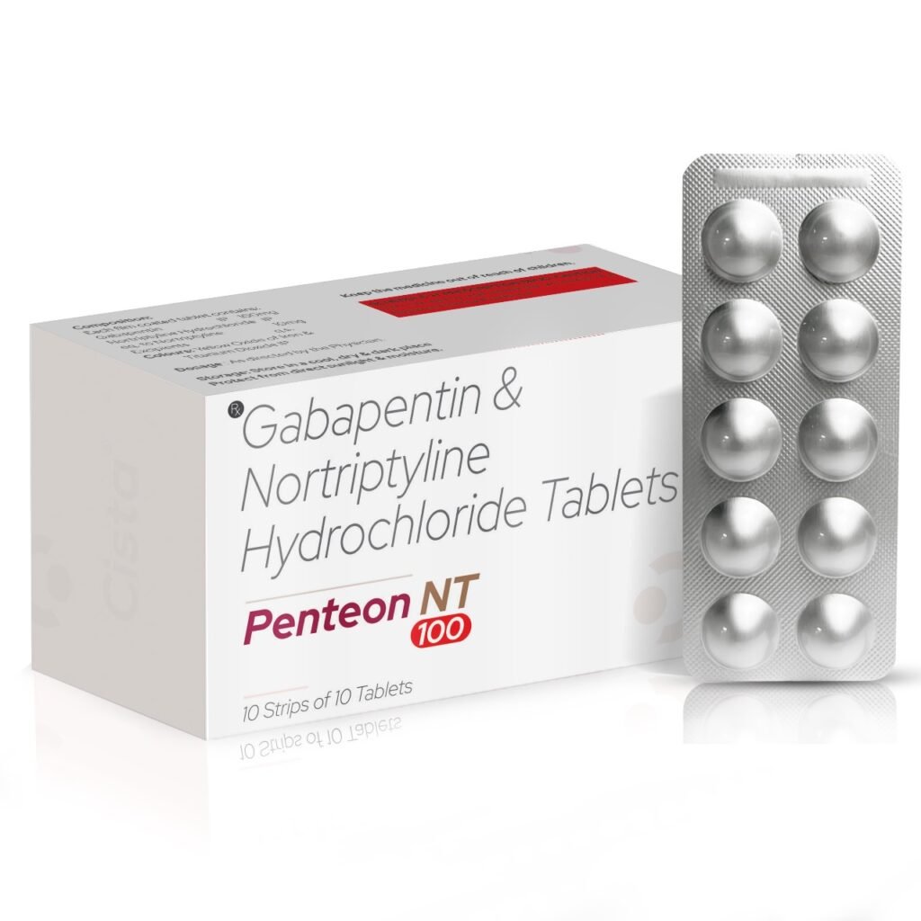 Gabapentin 400 mg + Nortryptiline 10 mg - Penteon-NT