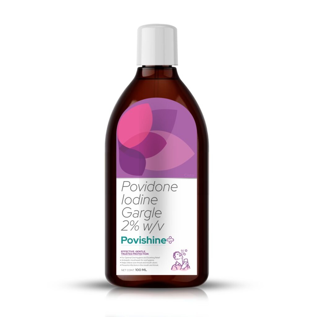 POVIDONE IODINE 2% Gargle - Povishine