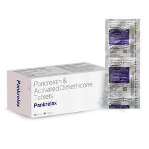 Pancreatin 170mg+ Activated Dimethicone 80mg – Pankrelax — Pancreatin 170mg+ Activated Dimethicone 80mg — Tablets