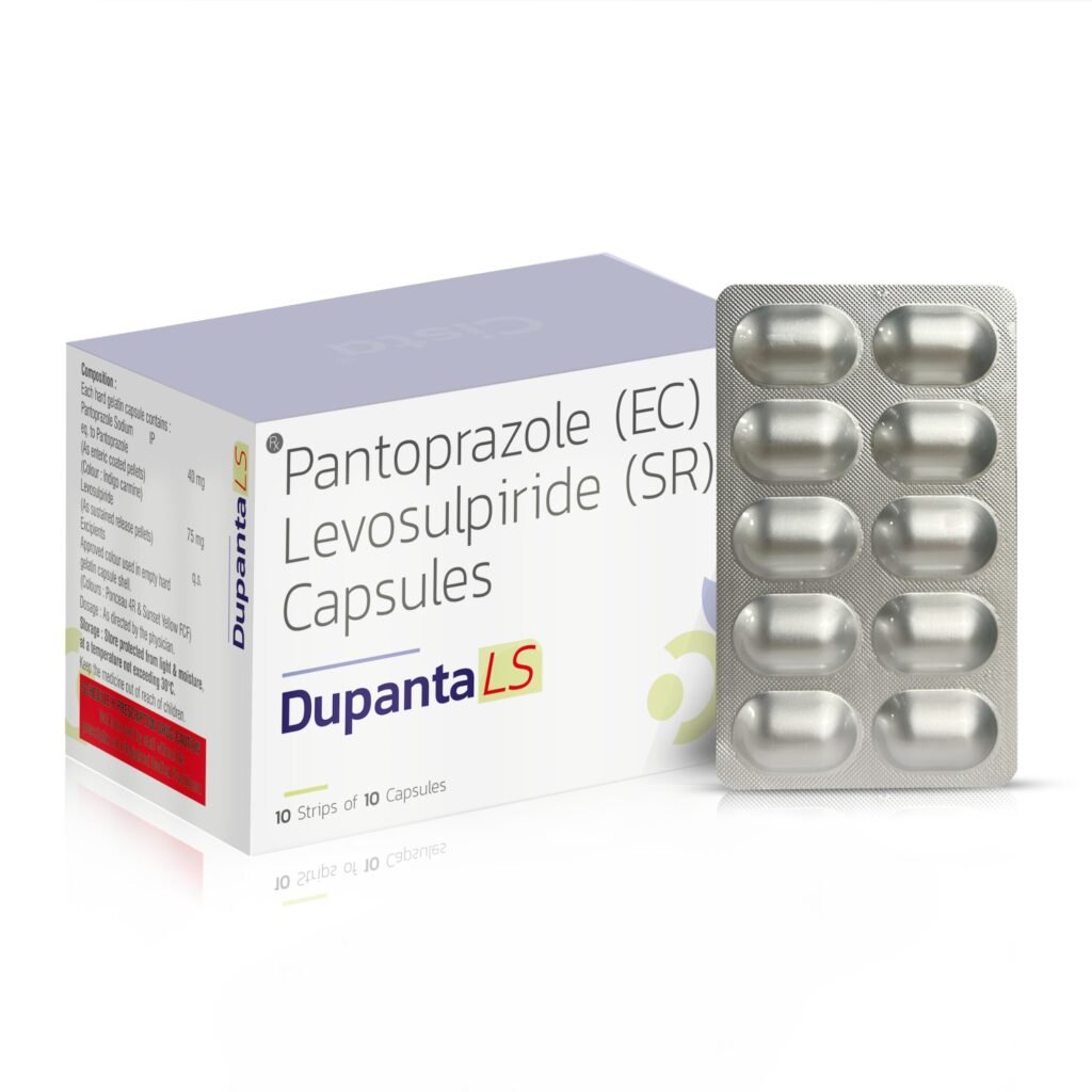 Pantoprazole 40 MG + Levosulpiride 75 mg - Dupanta-LS
